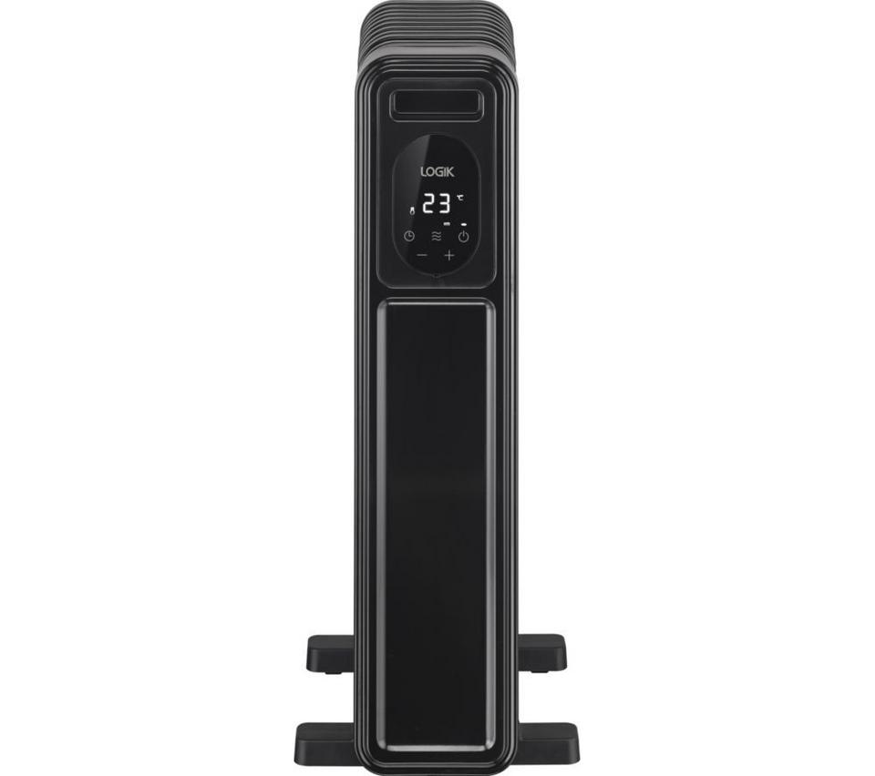 LOGIK L23DORB25 Portable Oil-Filled Radiator - Black