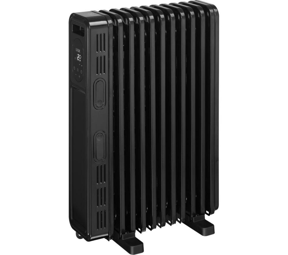LOGIK L23DORB25 Portable Oil-Filled Radiator - Black image number 3 of 6