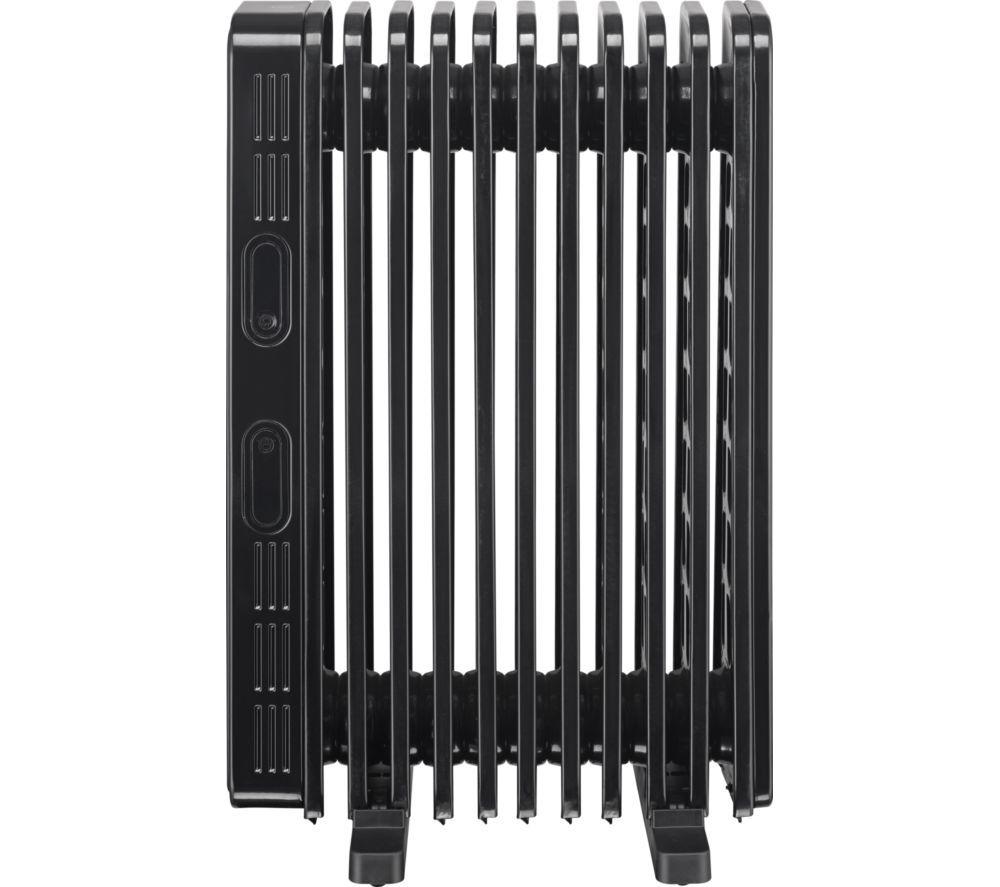LOGIK L23DORB25 Portable Oil-Filled Radiator - Black image number 4 of 6
