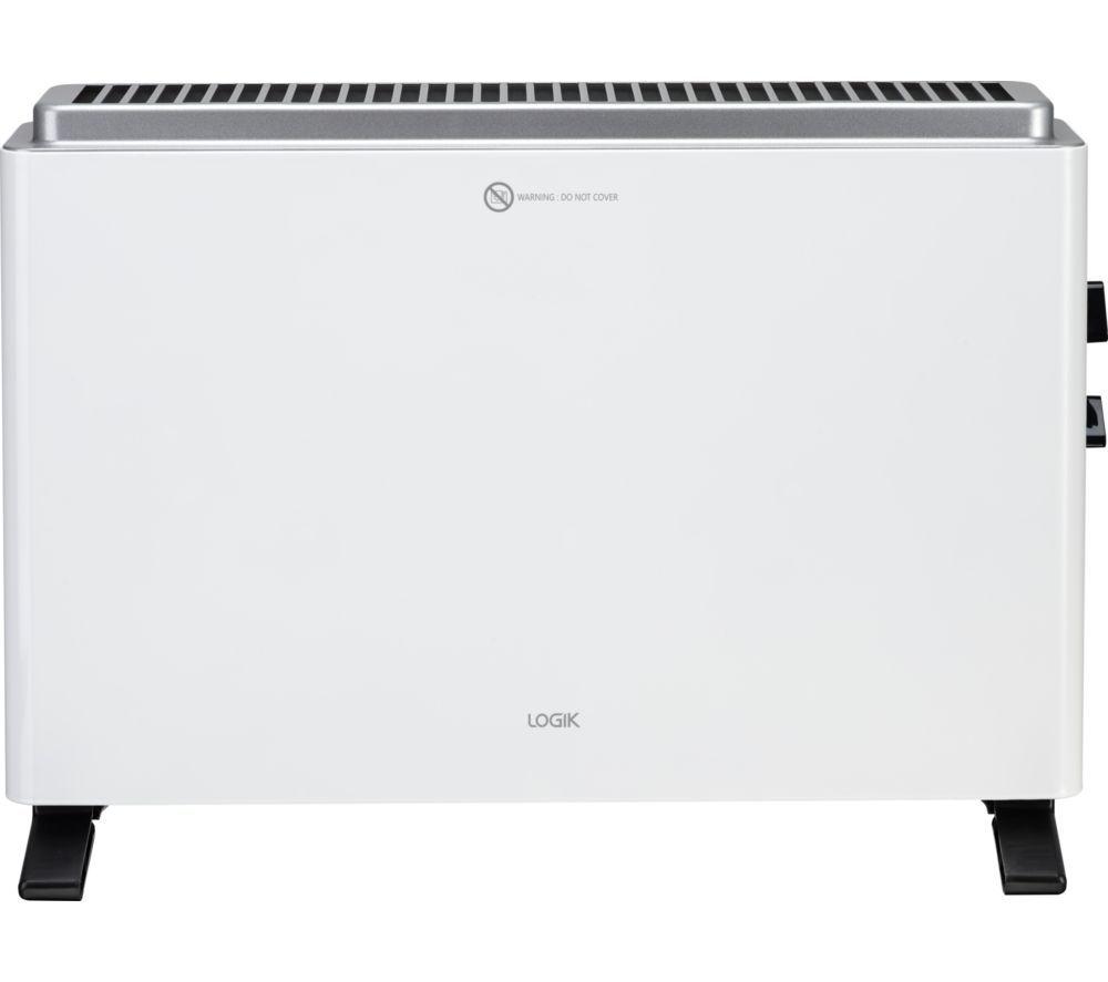 LOGIK L20CHW25 Convector Heater - White & Black image number 3 of 4