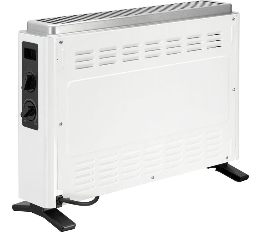 LOGIK L20CHW25 Convector Heater - White & Black image number 4 of 4