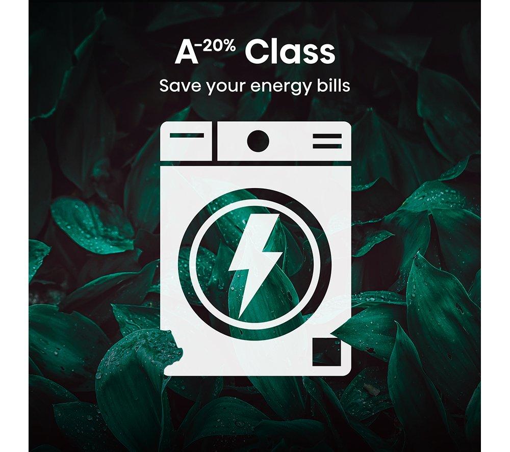 HISENSE 1 Series WF1Q8041BW 8 kg 1400 Spin Washing Machine - White image number 3 of 17