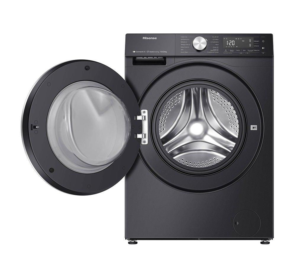 HISENSE 5S Series Auto Dosing WD5S1045BB WiFi-enabled 10.5 kg Washer Dryer - Black image number 13 of 14