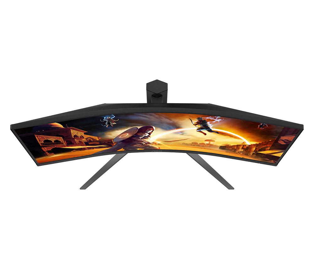 AOC CU34G4Z Wide Quad HD 34" Curved VA Gaming Monitor - Black image number 9 of 9