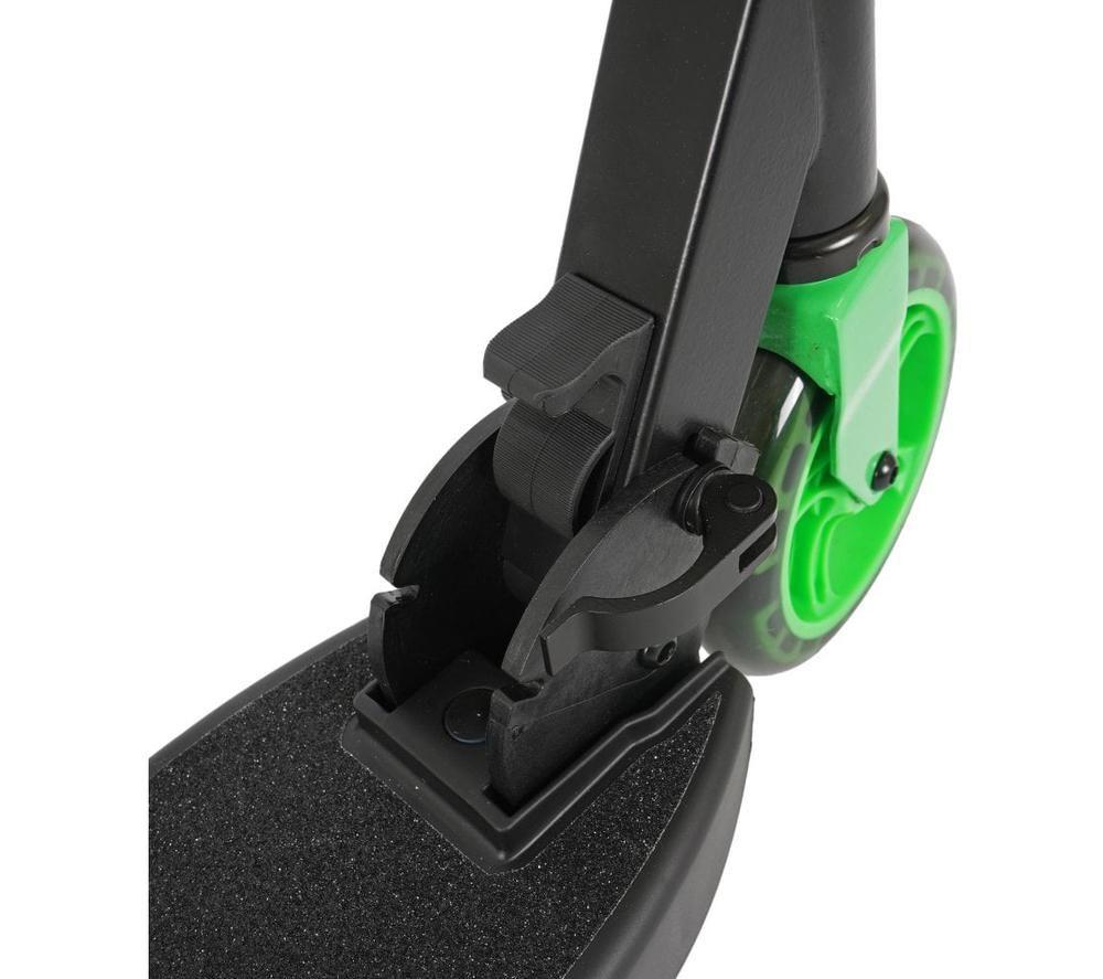 MOVE 120 Glow Electric Folding Kids&rsquo; Scooter - Black & Green image number 6 of 11