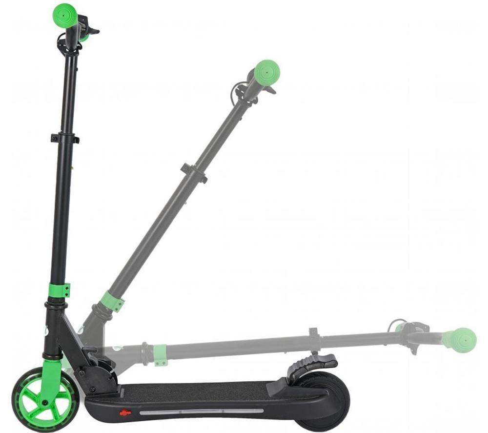 MOVE 120 Glow Electric Folding Kids&rsquo; Scooter - Black & Green image number 9 of 11