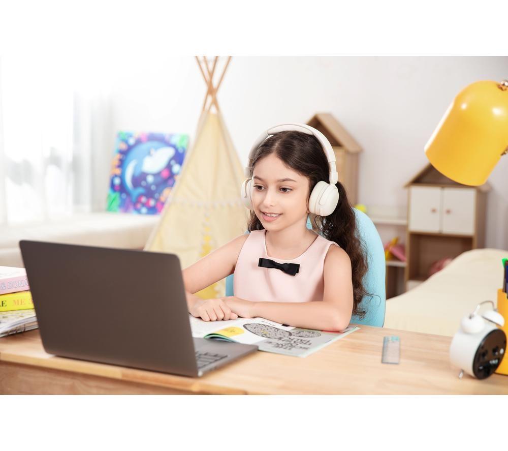 1MORE SonoFlow HQ20 Wireless Bluetooth Kids Headphones - White image number 5 of 5