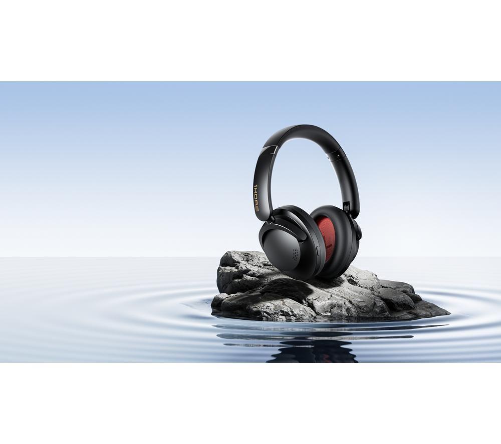 1MORE SonoFlow HQ51 Wireless Bluetooth Noise-Cancelling Headphones - Black image number 3 of 5