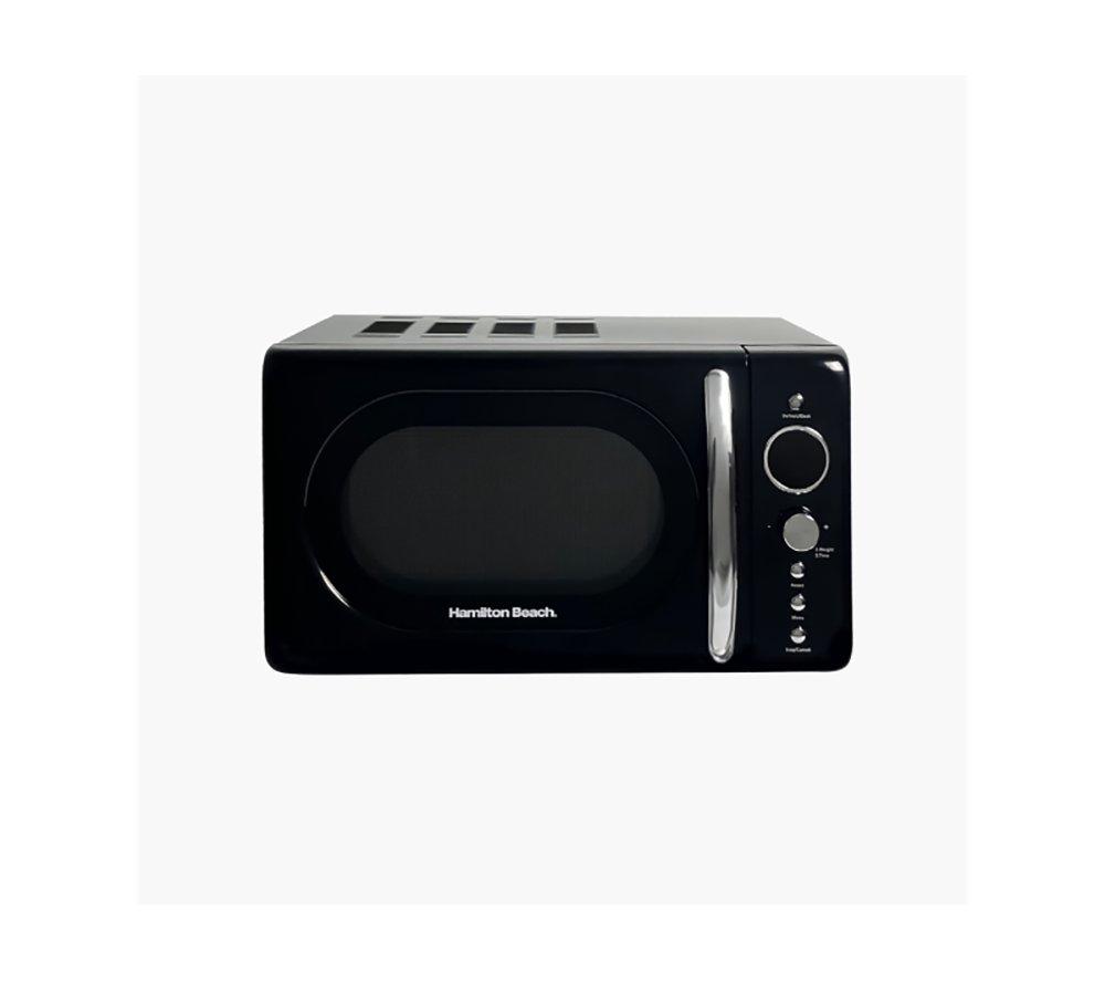HAMILTON BEACH Ella Compact Solo Microwave, Electric Kettle & 2-Slice Toaster Set - Black image number 5 of 22