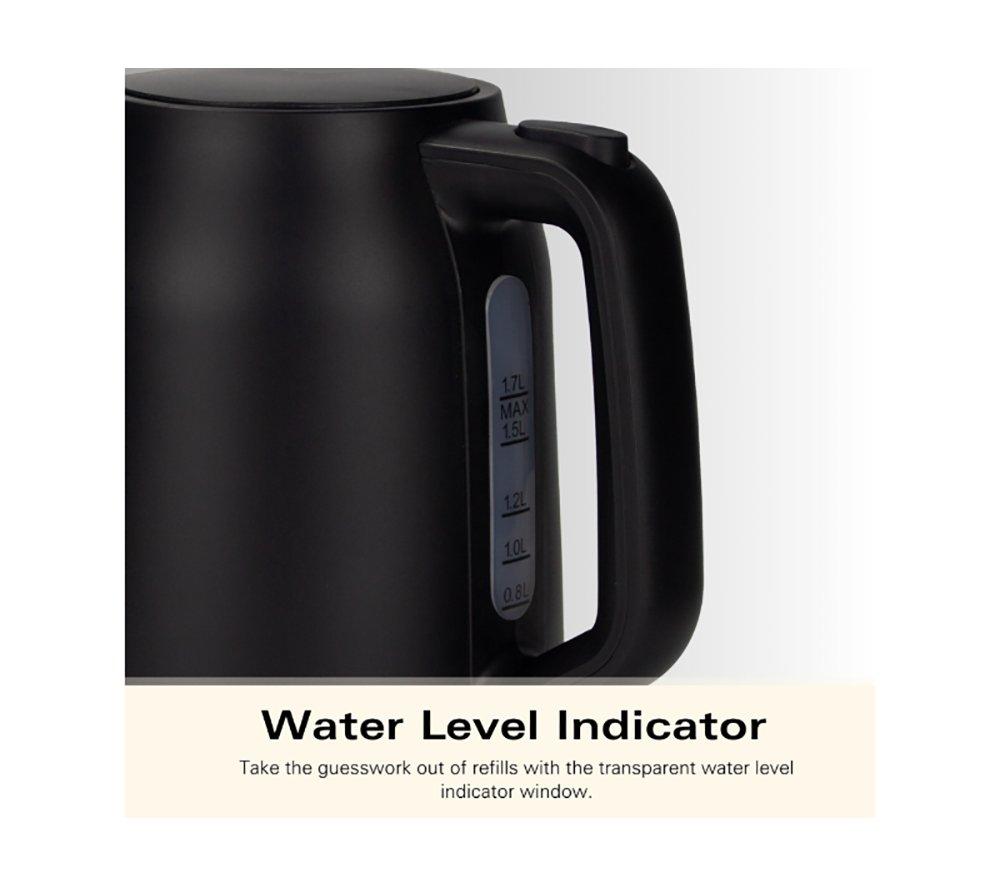 HAMILTON BEACH Ella Compact Solo Microwave, Electric Kettle & 2-Slice Toaster Set - Black image number 7 of 22