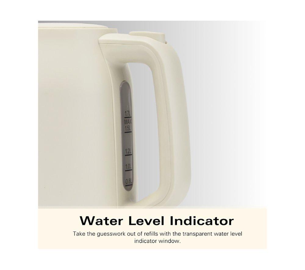 HAMILTON BEACH Ella Compact Solo Microwave, Electric Kettle & 2-Slice Toaster Set - Latte image number 4 of 21