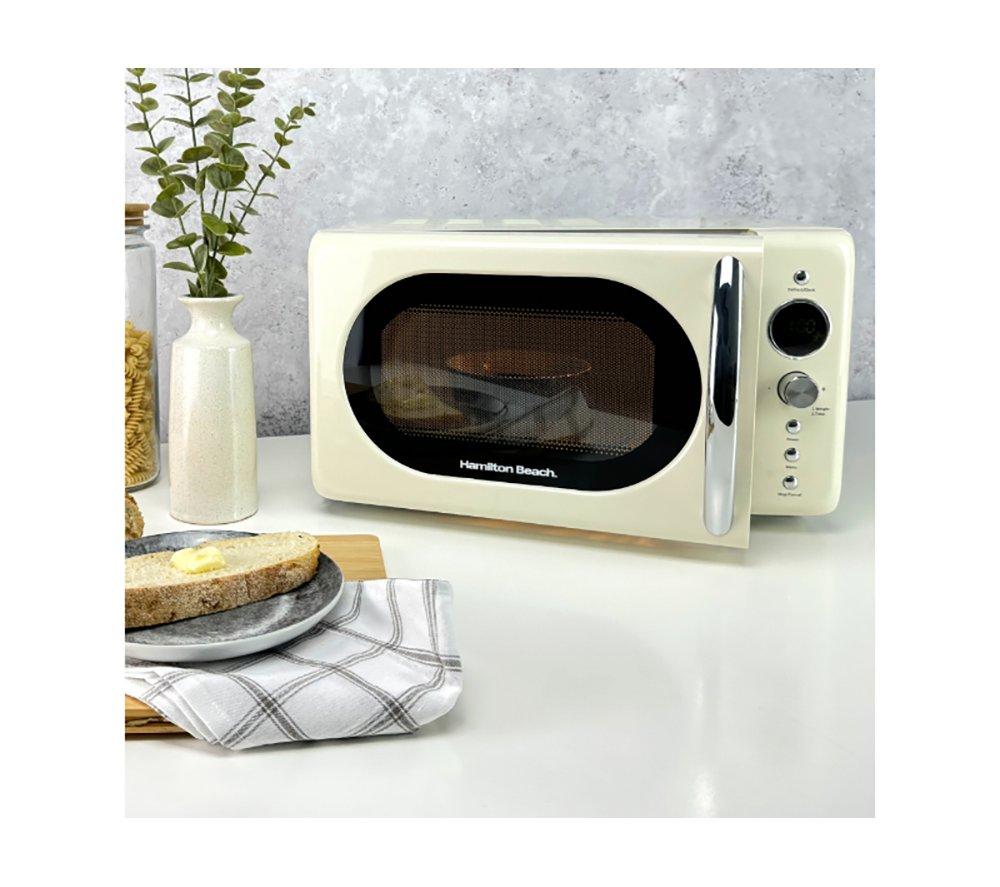 HAMILTON BEACH Ella Compact Solo Microwave, Electric Kettle & 2-Slice Toaster Set - Latte image number 18 of 21