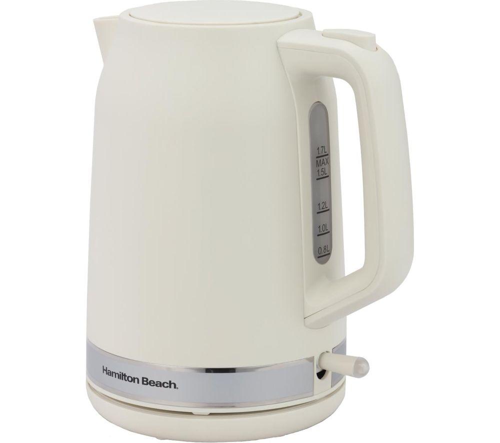 HAMILTON BEACH Ella Breakfast Jug Kettle & 2-Slice Toaster Bundle - Latte Cream image number 2 of 5