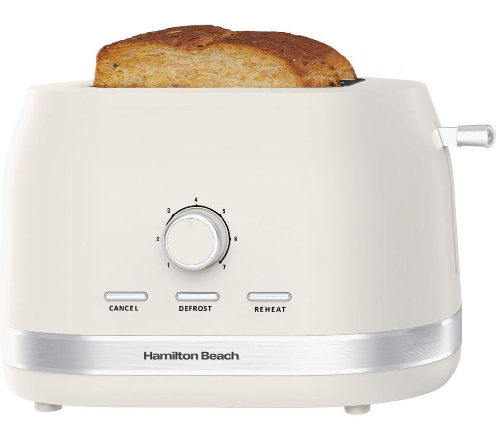 HAMILTON BEACH Ella Breakfast Jug Kettle & 2-Slice Toaster Bundle - Latte Cream image number 4 of 5