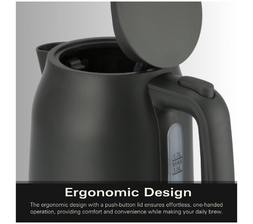 HAMILTON BEACH Ella HBELLAMCH Jug Kettle & 2-Slice Toaster Bundle - Charcoal image number 5 of 18