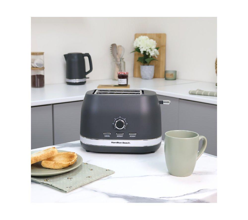 HAMILTON BEACH Ella HBELLAMCH Jug Kettle & 2-Slice Toaster Bundle - Charcoal image number 17 of 18