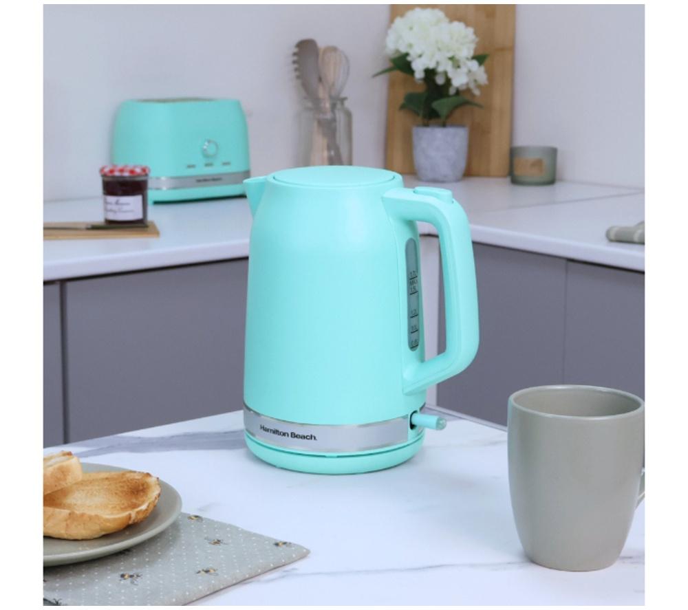 HAMILTON BEACH Ella HBELLAMM Jug Kettle & 2-Slice Toaster Bundle - Mint image number 2 of 11