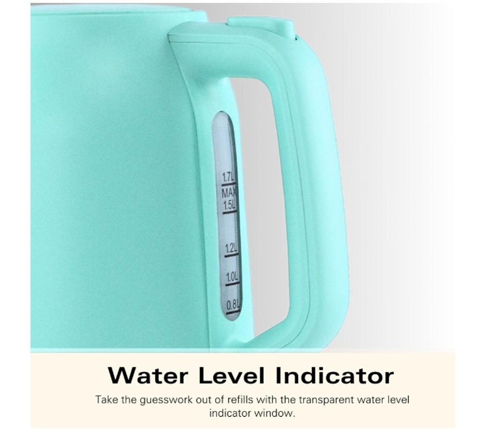 HAMILTON BEACH Ella HBELLAMM Jug Kettle & 2-Slice Toaster Bundle - Mint image number 4 of 11