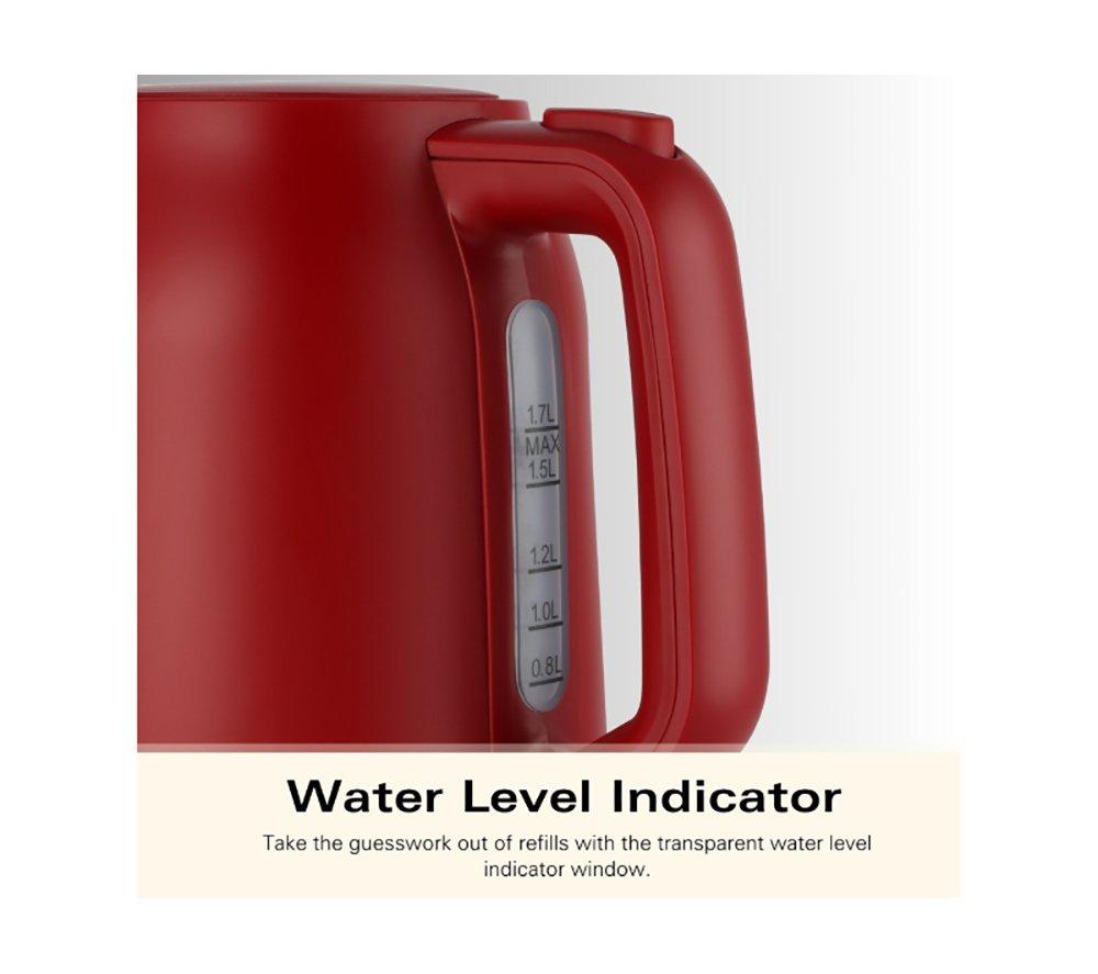 HAMILTON BEACH Ella Breakfast Jug Kettle & 2-Slice Toaster Bundle - Red image number 3 of 15