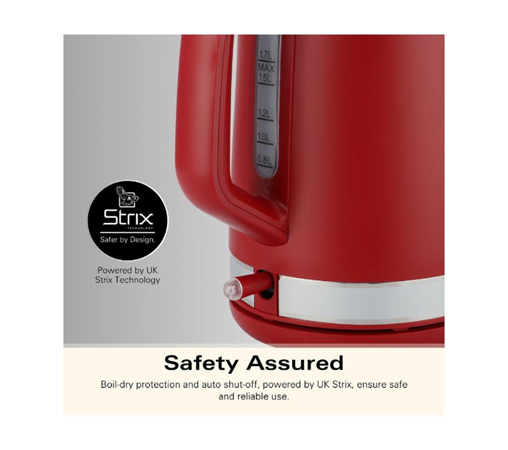 HAMILTON BEACH Ella Breakfast Jug Kettle & 2-Slice Toaster Bundle - Red image number 6 of 15