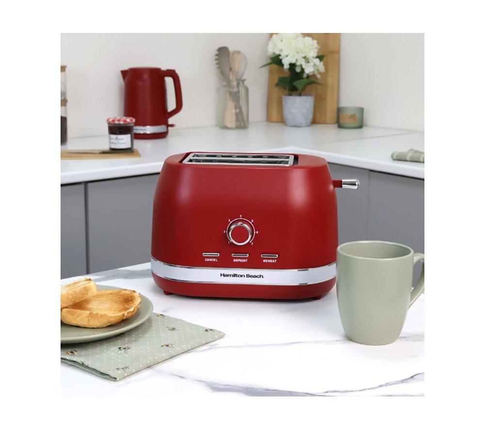 HAMILTON BEACH Ella Breakfast Jug Kettle & 2-Slice Toaster Bundle - Red image number 14 of 15