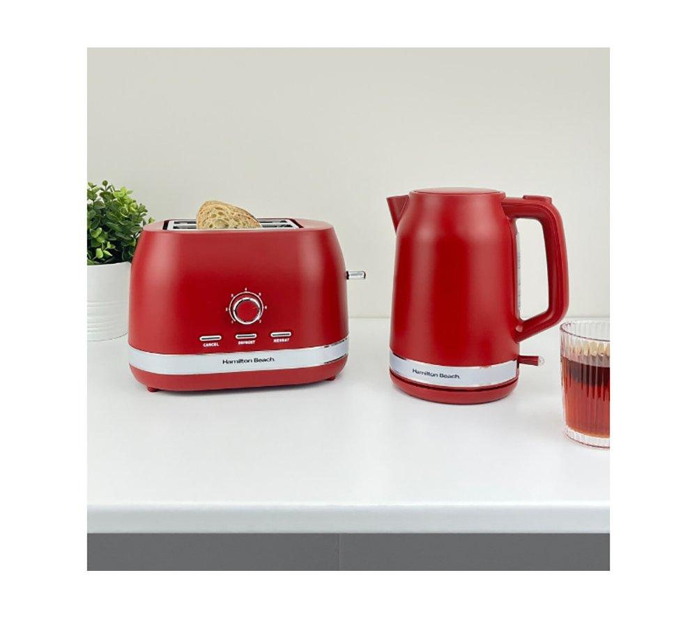 HAMILTON BEACH Ella Breakfast Jug Kettle & 2-Slice Toaster Bundle - Red image number 15 of 15
