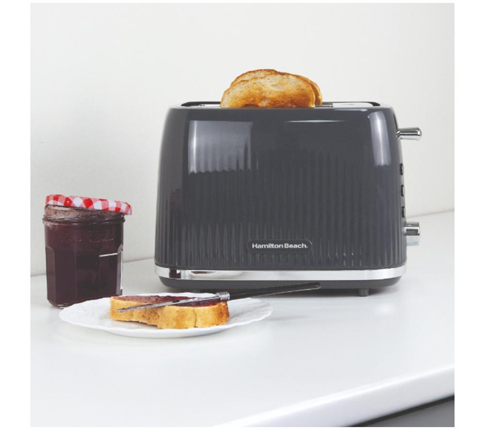 HAMILTON BEACH Miami HBMIACH Jug Kettle & 2-Slice Toaster Bundle - Charcoal Grey image number 5 of 7