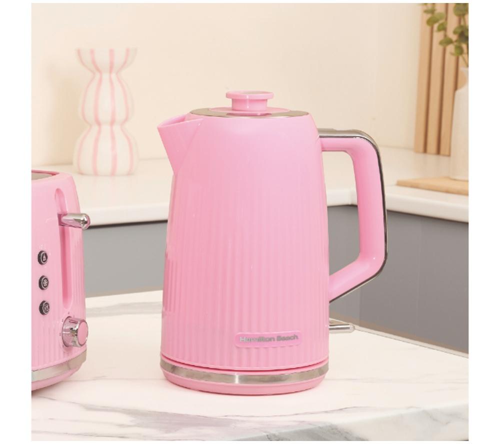 HAMILTON BEACH Miami HBMIAF Jug Kettle & 2-Slice Toaster Bundle - Flamingo Pink image number 3 of 7