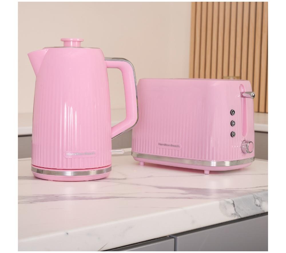 HAMILTON BEACH Miami HBMIAF Jug Kettle & 2-Slice Toaster Bundle - Flamingo Pink image number 5 of 7