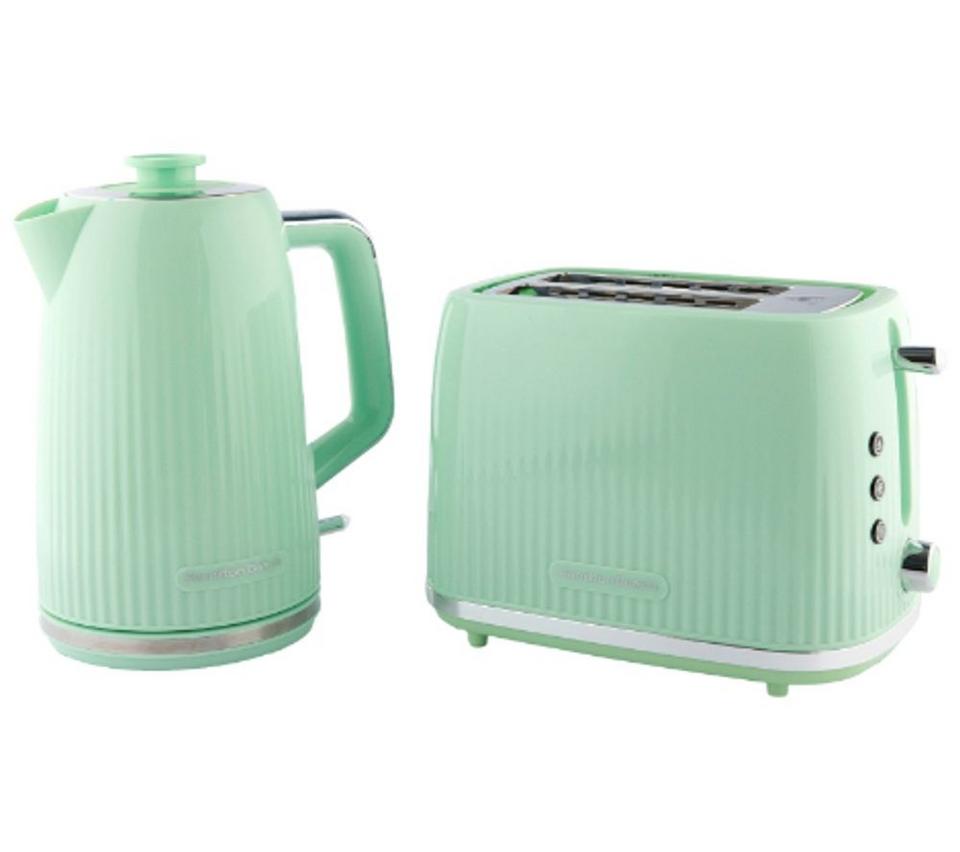HAMILTON BEACH Miami HBMIAM Jug Kettle & 2-Slice Toaster Bundle - Mojito Mint