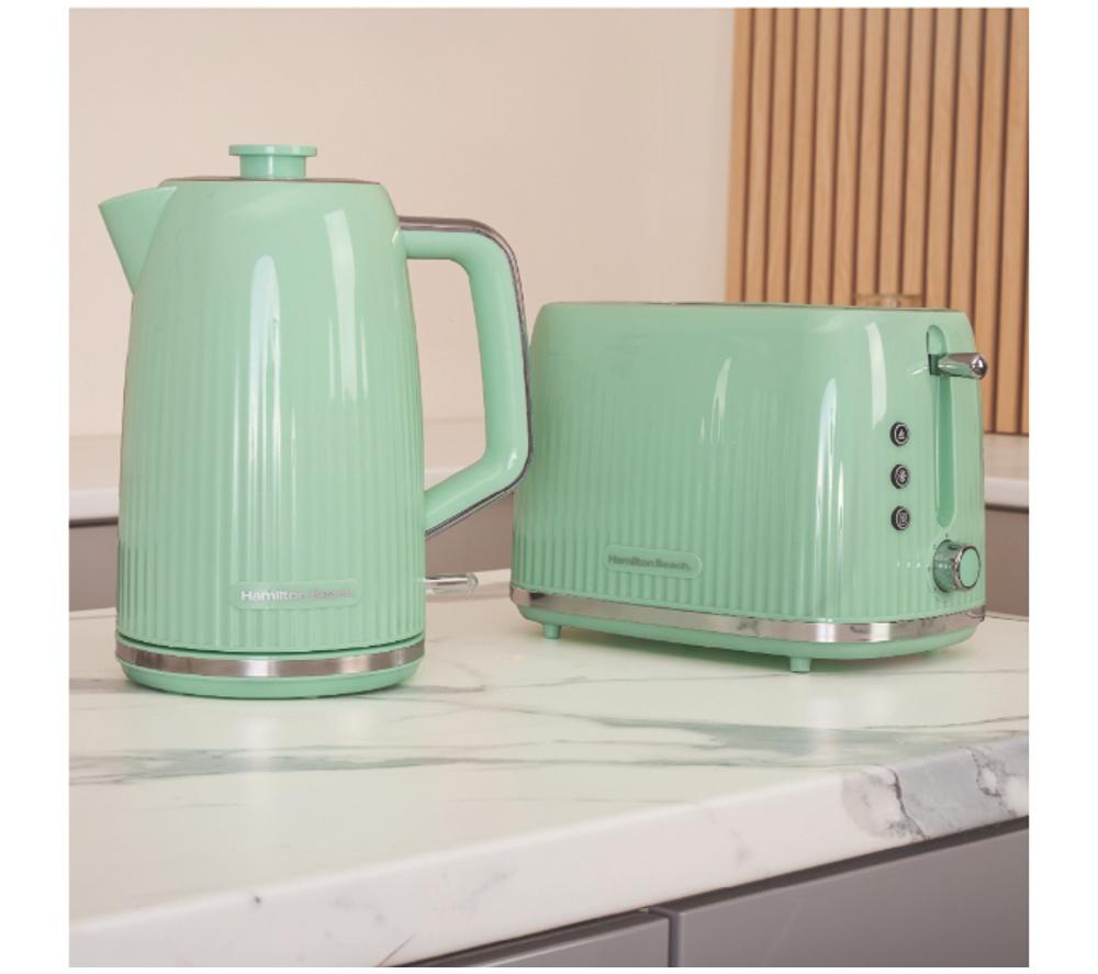 HAMILTON BEACH Miami HBMIAM Jug Kettle & 2-Slice Toaster Bundle - Mojito Mint image number 2 of 6