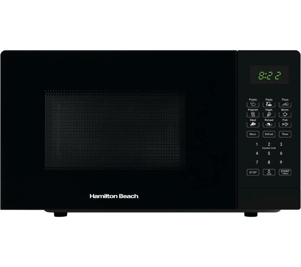 HAMILTON BEACH Essential HB20P7PDB Solo Microwave - Black