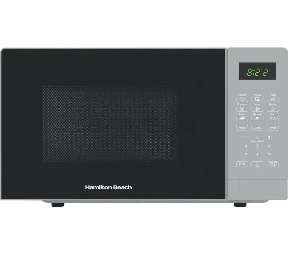 HAMILTON BEACH Essential HB20P7PDS Solo Microwave - Silver