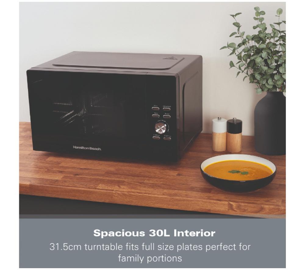 HAMILTON BEACH HB30FUXP04 Solo Microwave - Black image number 8 of 11