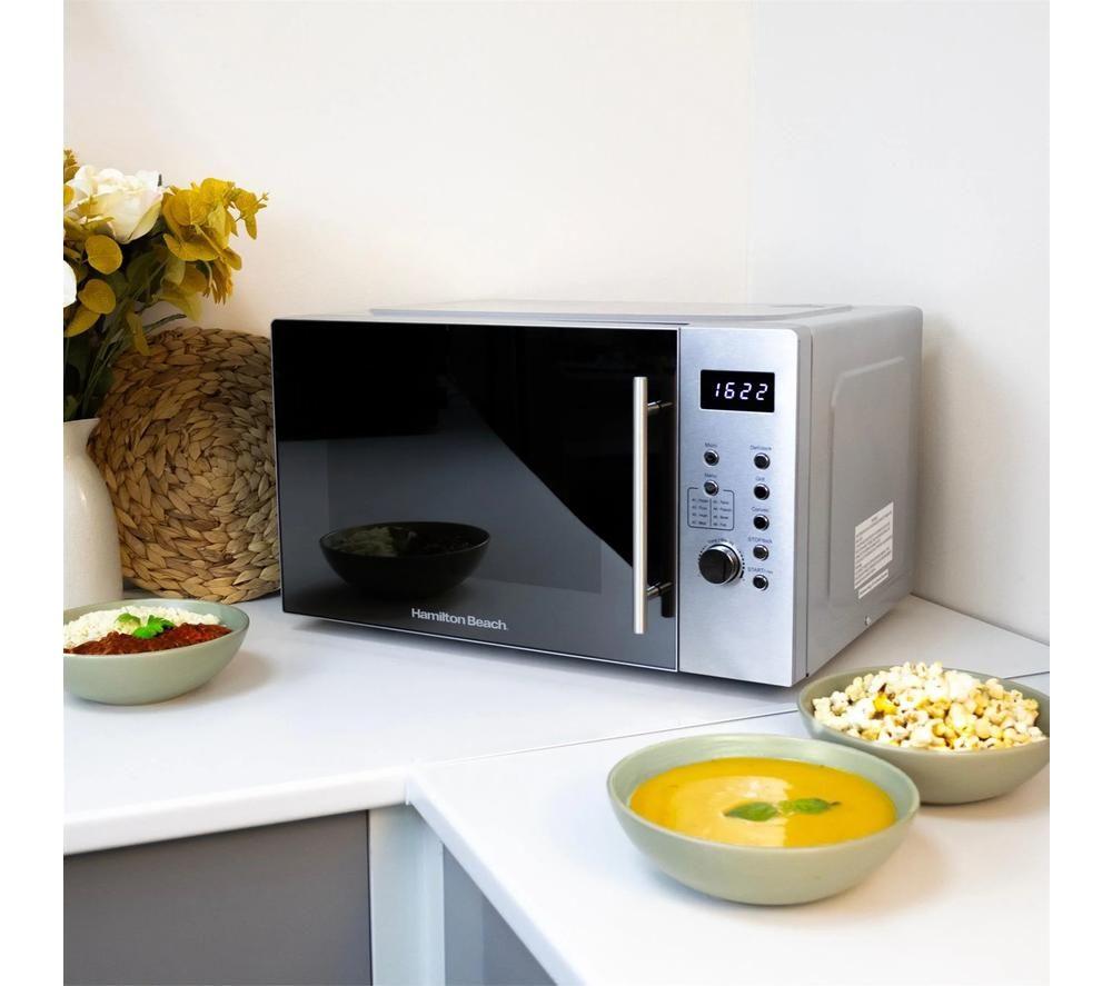 HAMILTON BEACH HB30LS01 Microwave with Grill - Silver image number 3 of 4