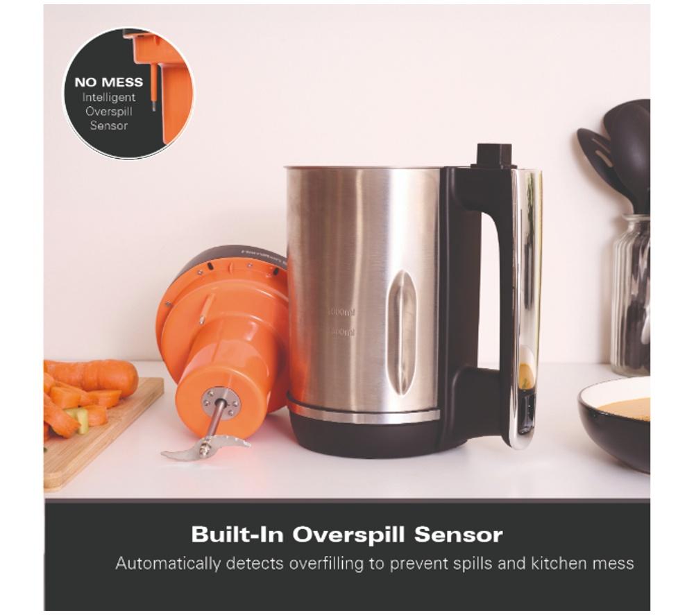 HAMILTON BEACH HBSM003J Intelligent Control Plus 3-in-1 Soup Maker - Silver image number 7 of 13
