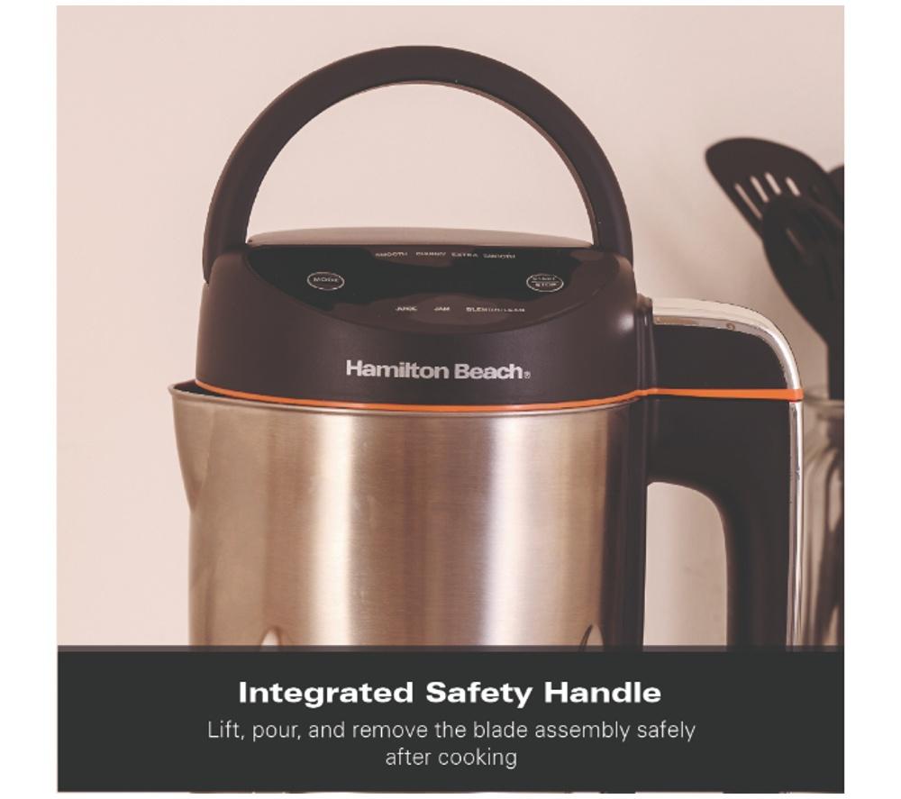 HAMILTON BEACH HBSM003J Intelligent Control Plus 3-in-1 Soup Maker - Silver image number 11 of 13