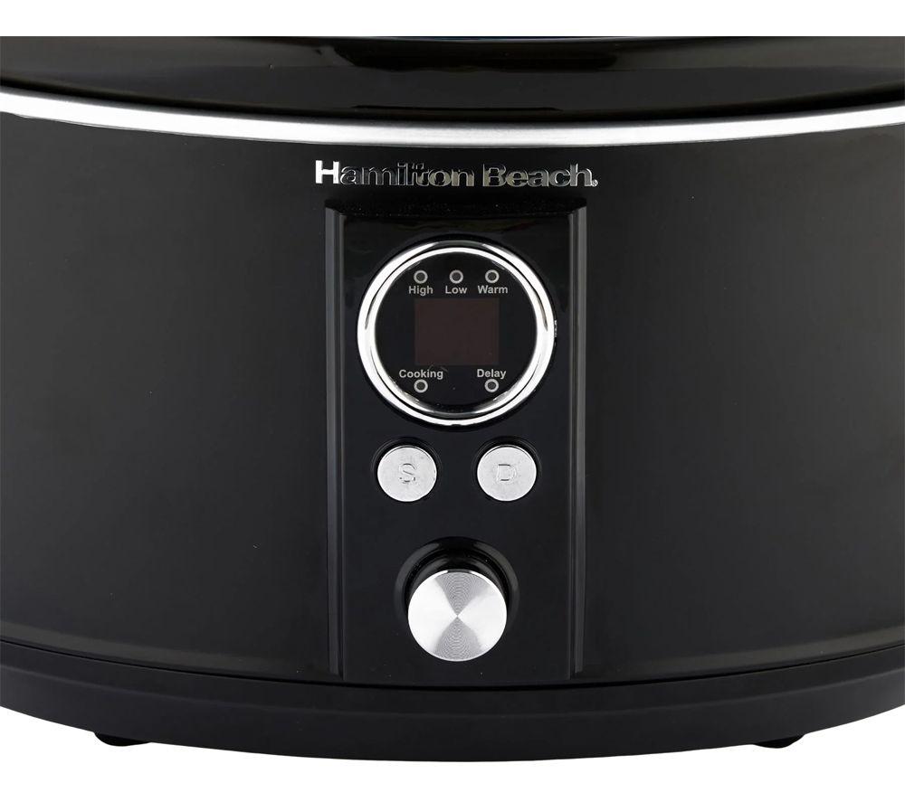 HAMILTON BEACH HBCDE650BLK Slow Cooker - Black image number 2 of 6