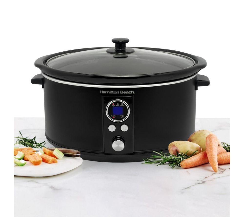 HAMILTON BEACH HBCDE650BLK Slow Cooker - Black image number 3 of 6