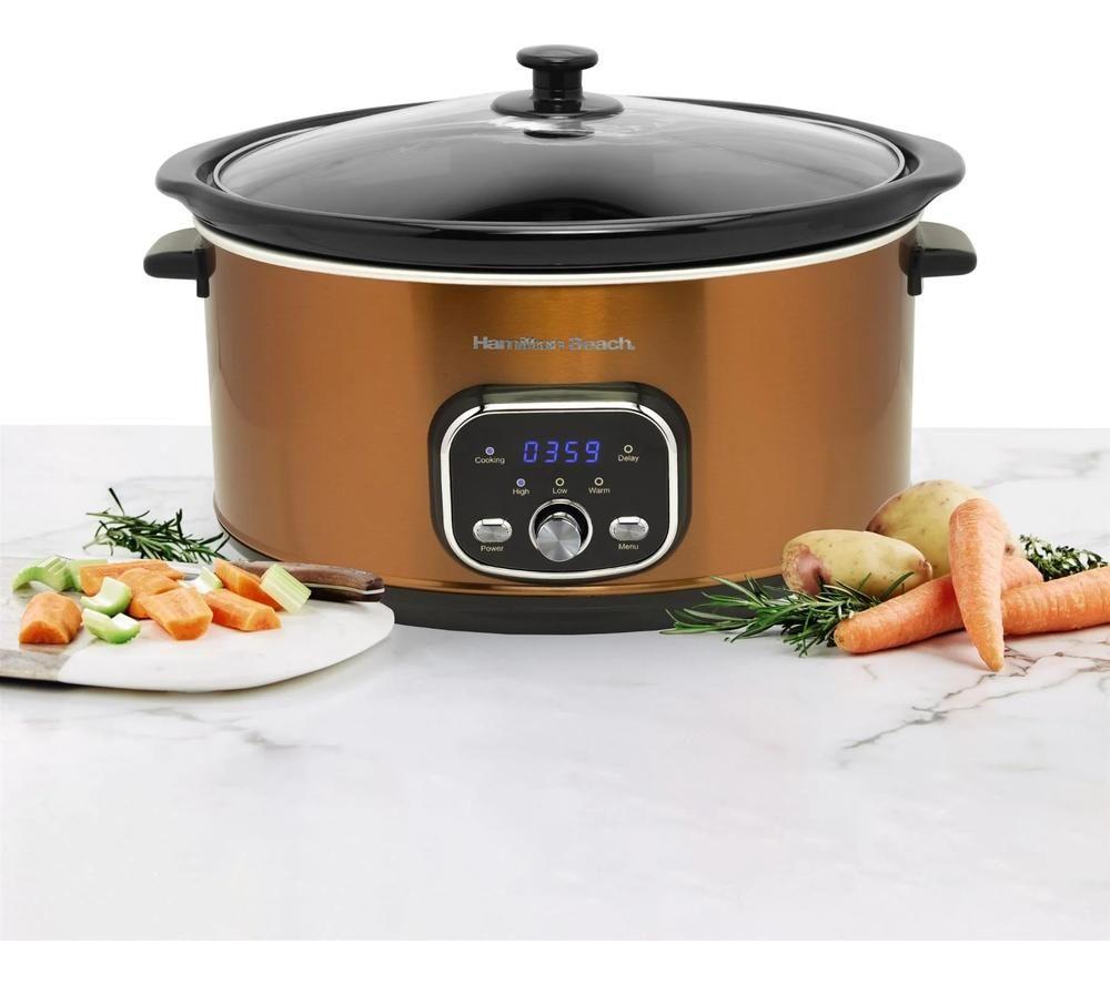 HAMILTON BEACH HBCDF650BRZ Slow Cooker - Copper image number 5 of 6