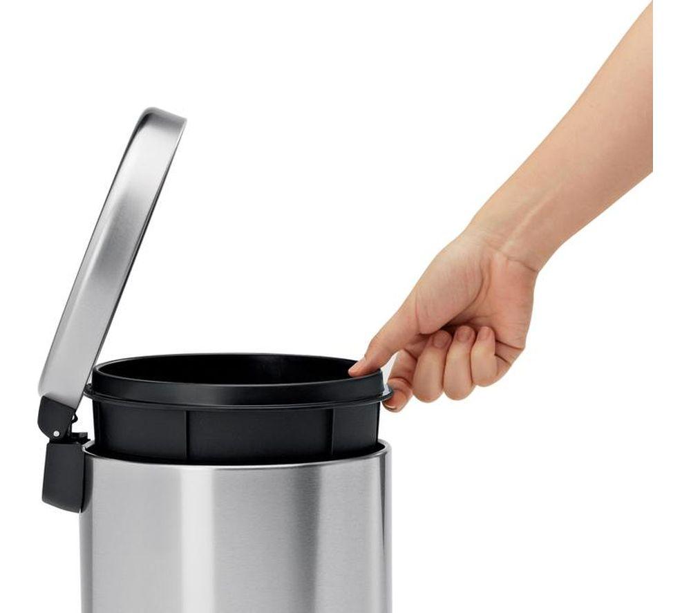 SIMPLEHUMAN CW2203 55-litre Rectangular Pedal Bin - Stainless Steel image number 8 of 9