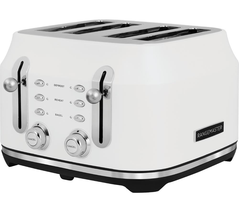 RANGEMASTER Classic Collection RMCL4S304WH 4-Slice Toaster - White Matt image number 3 of 3