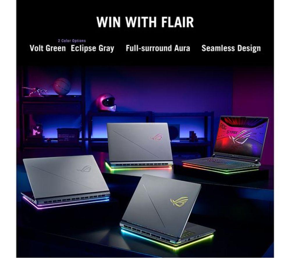 ASUS ROG Strix G16 16" Refurbished Gaming Laptop - Intel&reg; Core&trade; Ultra 9, RTX 5060, 1 TB SSD (Very Good Condition) image number 6 of 25