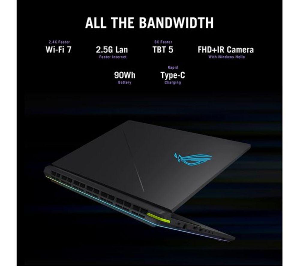 ASUS ROG Strix G16 16" Refurbished Gaming Laptop - Intel&reg; Core&trade; Ultra 9, RTX 5060, 1 TB SSD (Very Good Condition) image number 21 of 25