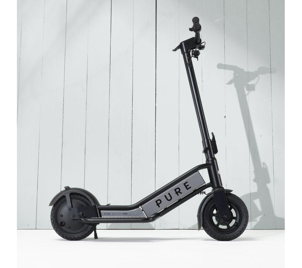 PURE ELECTRIC Pure Escape Pro Folding Electric Scooter &ndash; Black image number 7 of 8