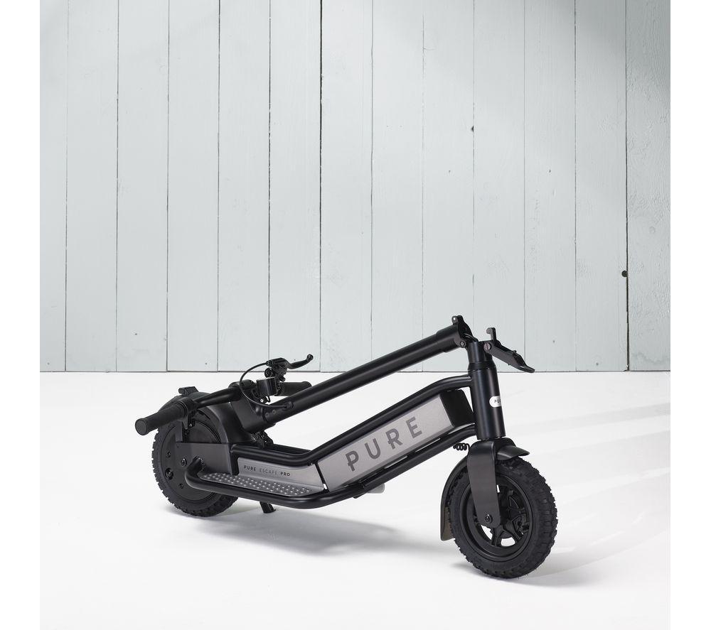 PURE ELECTRIC Pure Escape Pro Folding Electric Scooter &ndash; Black image number 8 of 8
