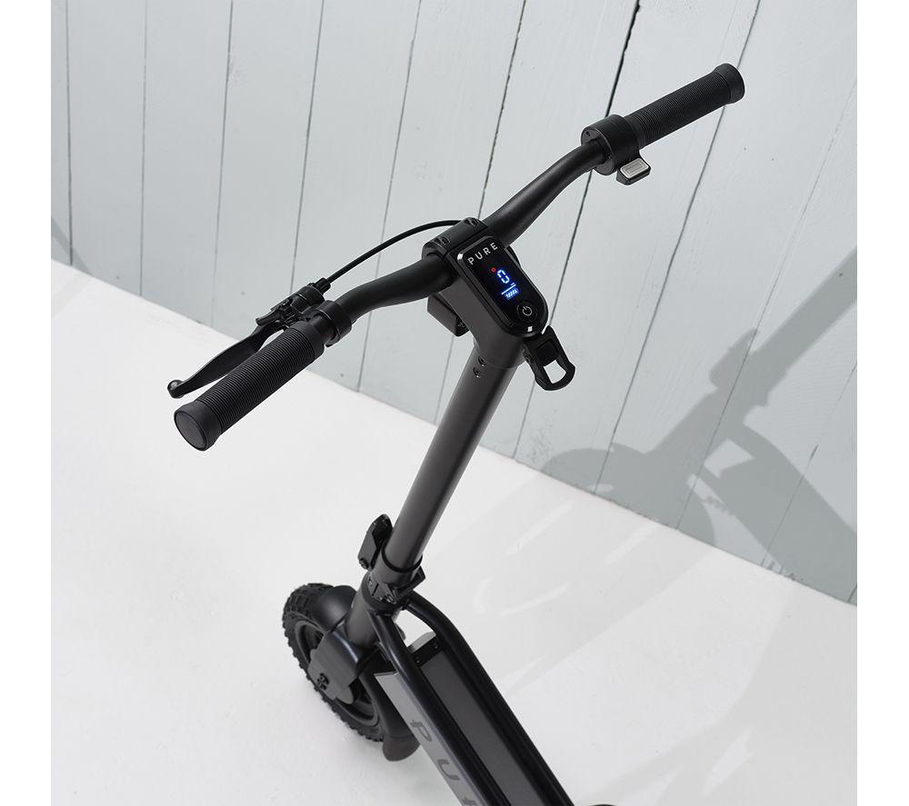 PURE ELECTRIC Pure Escape Pro+ Folding Electric Scooter &ndash; Black image number 9 of 9