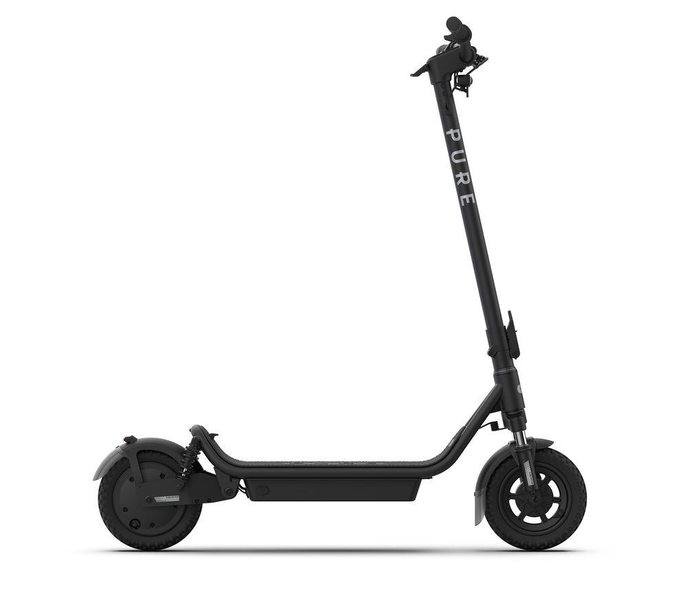 Pure Electric Pure Air5 Ultra Suspension Folding Electric Scooter - Black, Black