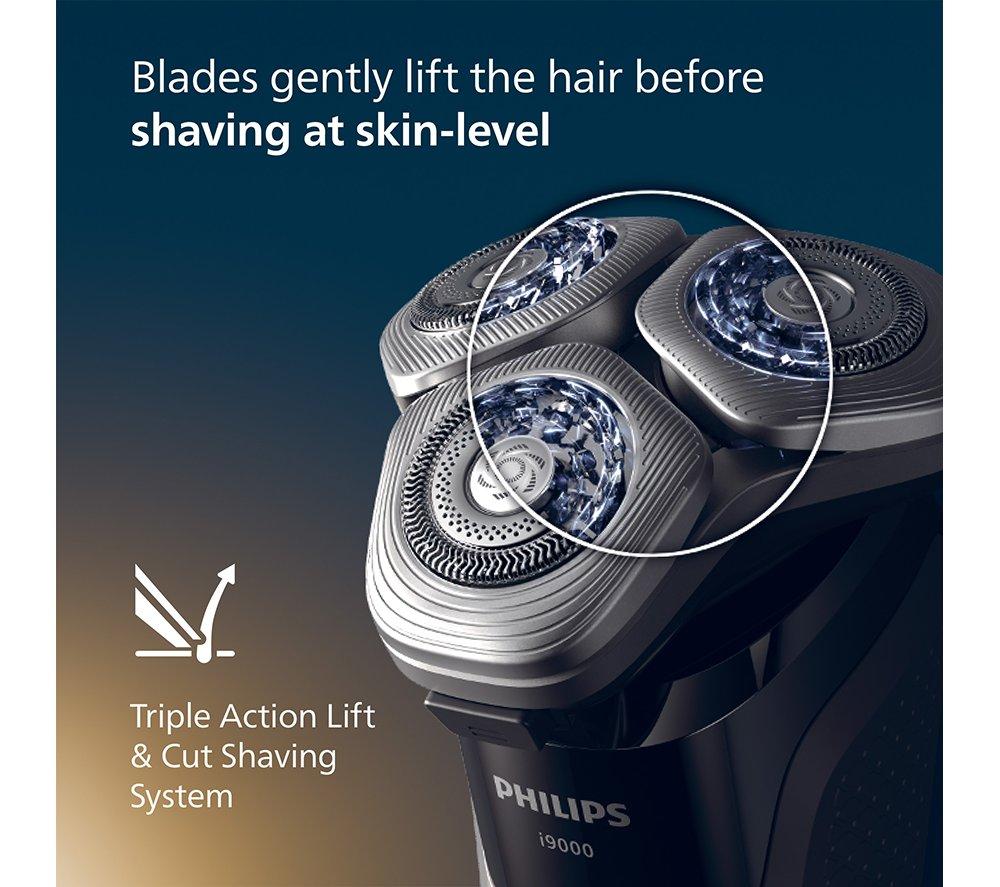PHILIPS i9000 X9002/10 Wet & Dry Rotary Shaver - Dark Slate image number 3 of 5