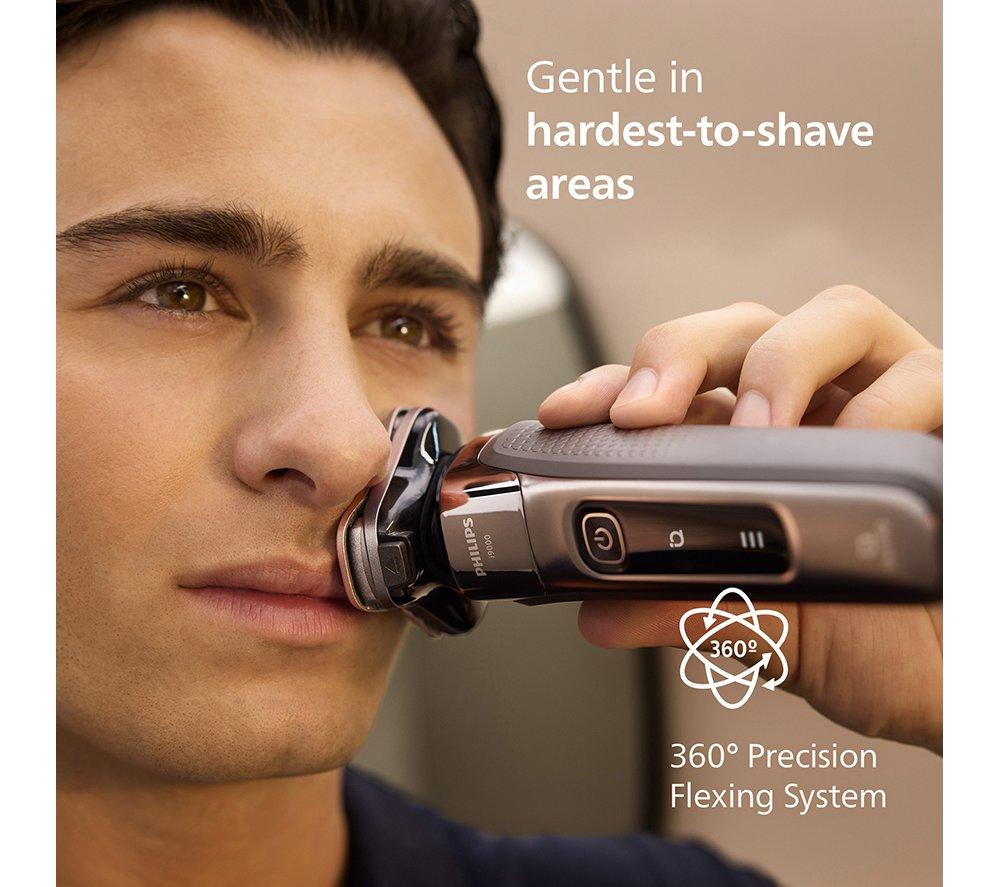 PHILIPS i9000 X9002/10 Wet & Dry Rotary Shaver - Dark Slate image number 4 of 5